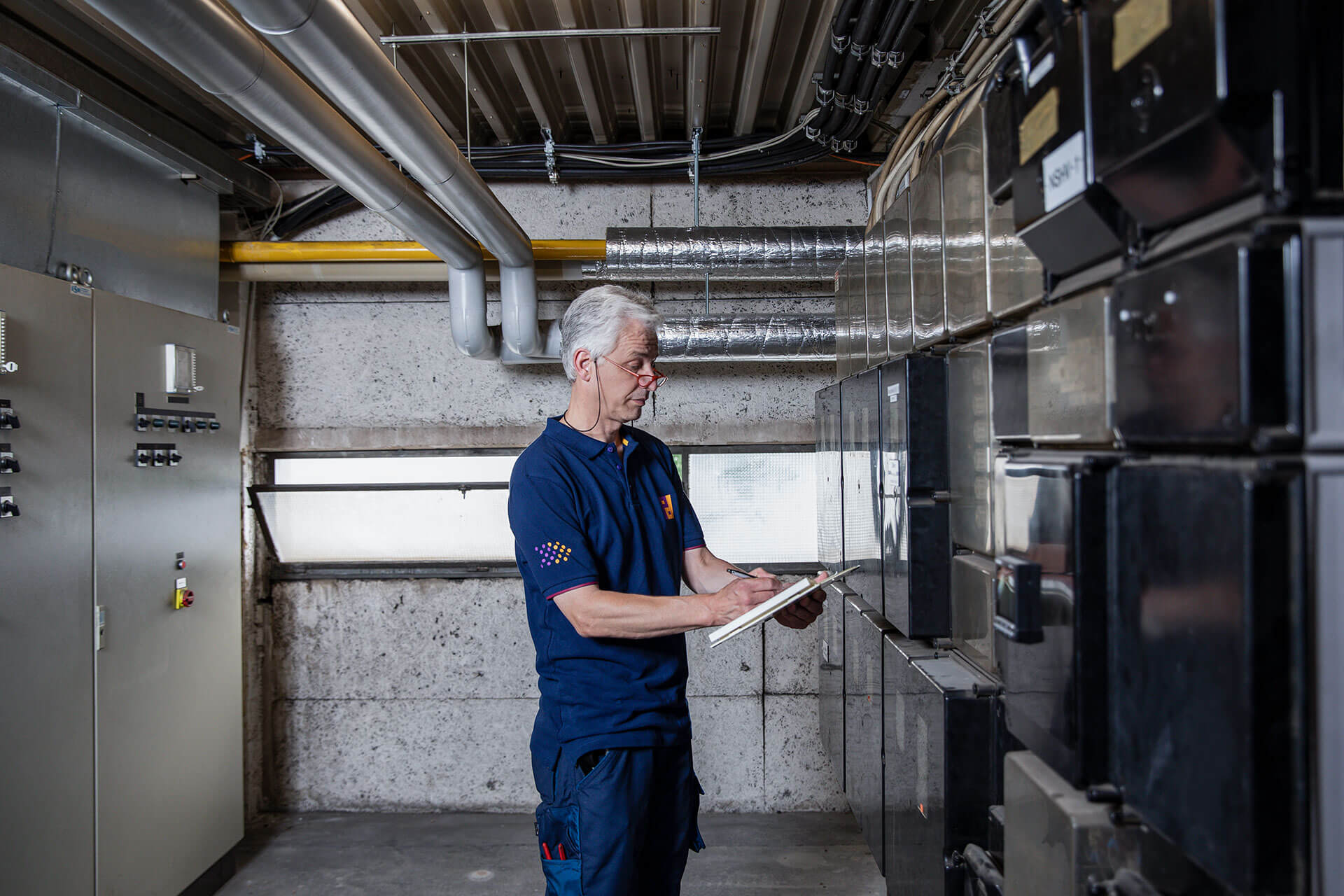 Hausmeister bei der Arbeit in Memmingen